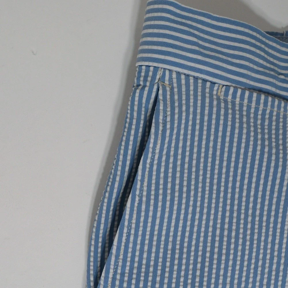 Polo Golf Ralph Lauren Pants Mens 38x32 Blue Striped Golf Tailored Fit